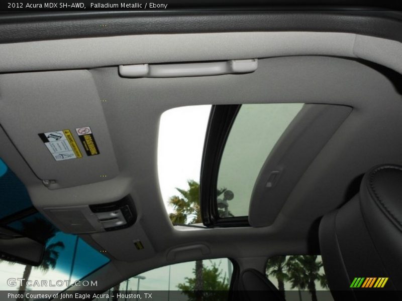 Palladium Metallic / Ebony 2012 Acura MDX SH-AWD