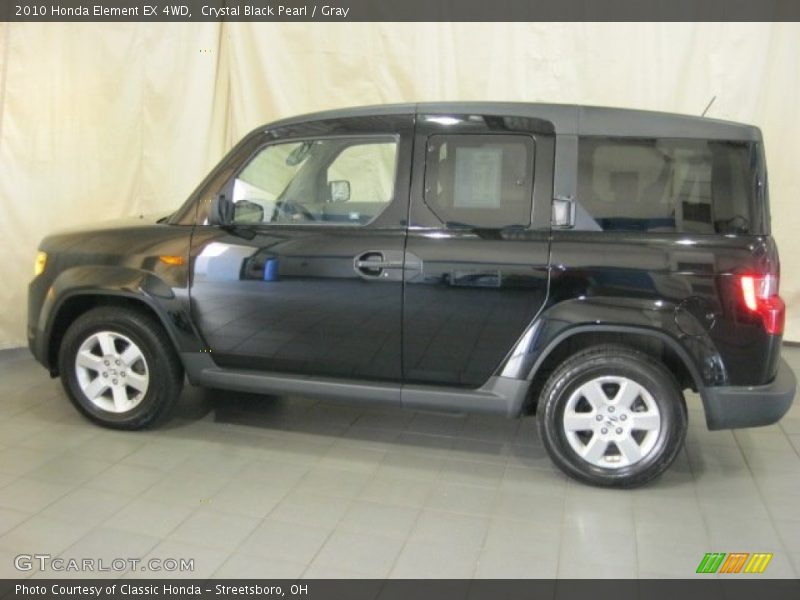 Crystal Black Pearl / Gray 2010 Honda Element EX 4WD