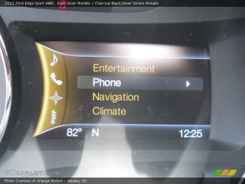 Ingot Silver Metallic / Charcoal Black/Silver Smoke Metallic 2012 Ford Edge Sport AWD