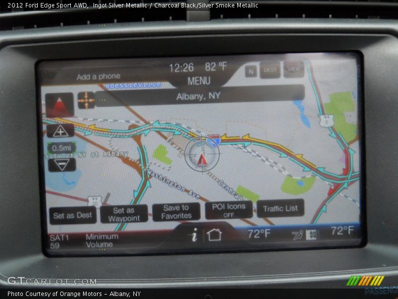 Navigation of 2012 Edge Sport AWD