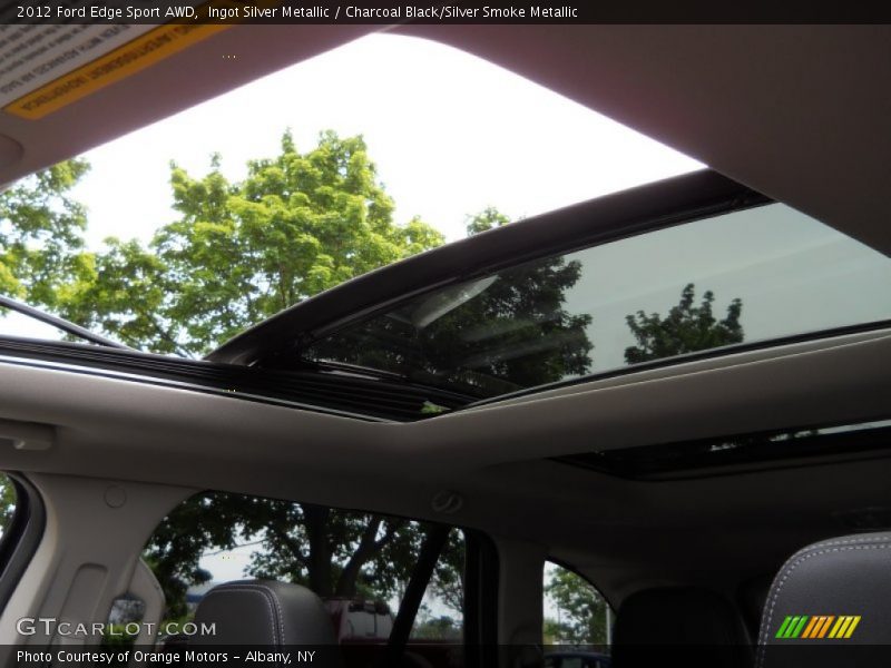 Sunroof of 2012 Edge Sport AWD