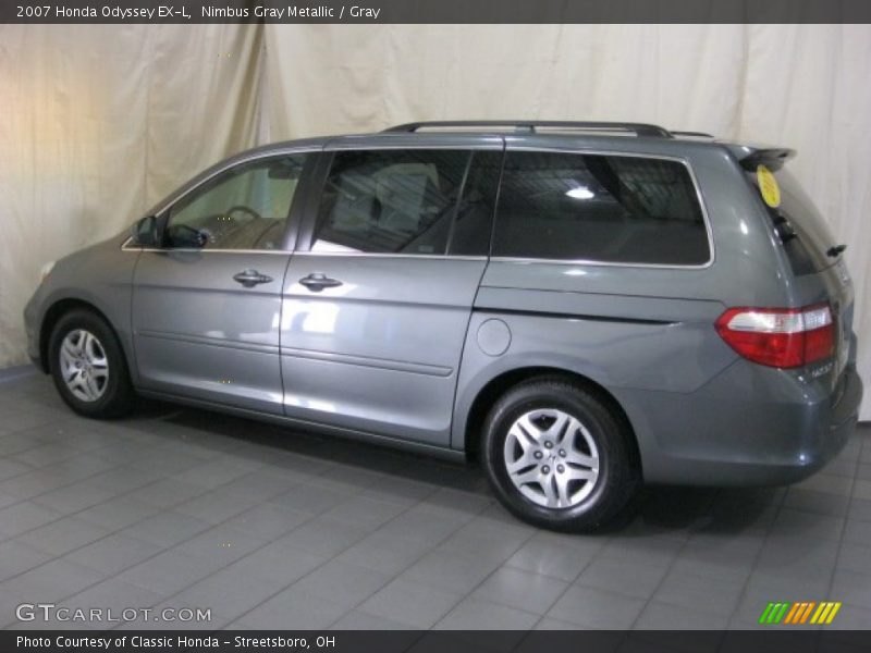 Nimbus Gray Metallic / Gray 2007 Honda Odyssey EX-L
