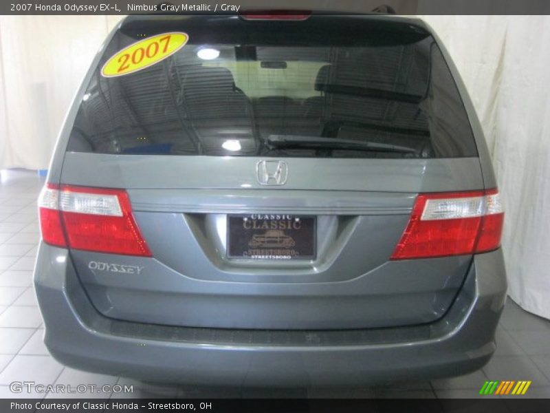 Nimbus Gray Metallic / Gray 2007 Honda Odyssey EX-L