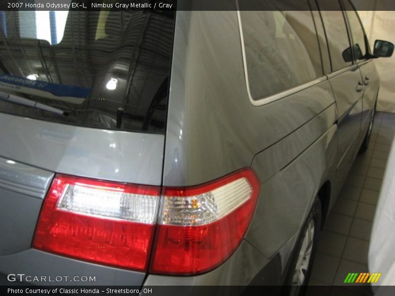 Nimbus Gray Metallic / Gray 2007 Honda Odyssey EX-L