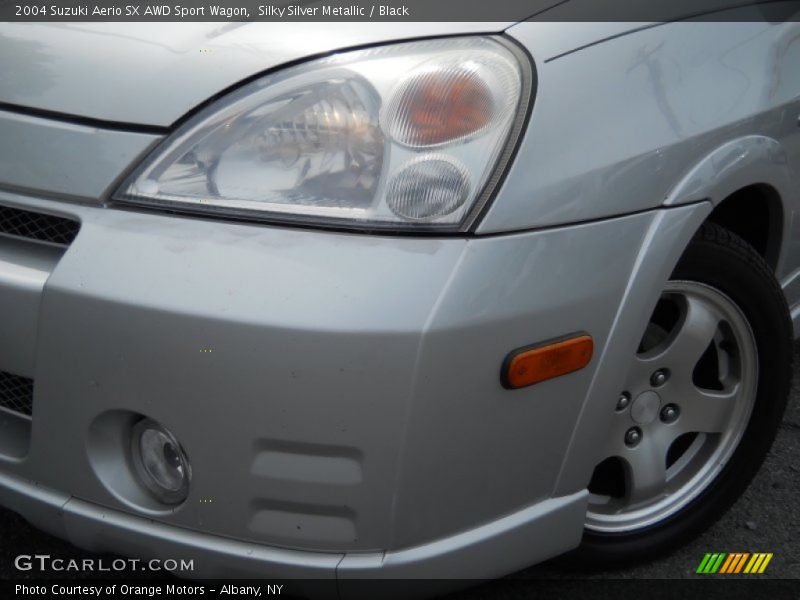 Silky Silver Metallic / Black 2004 Suzuki Aerio SX AWD Sport Wagon