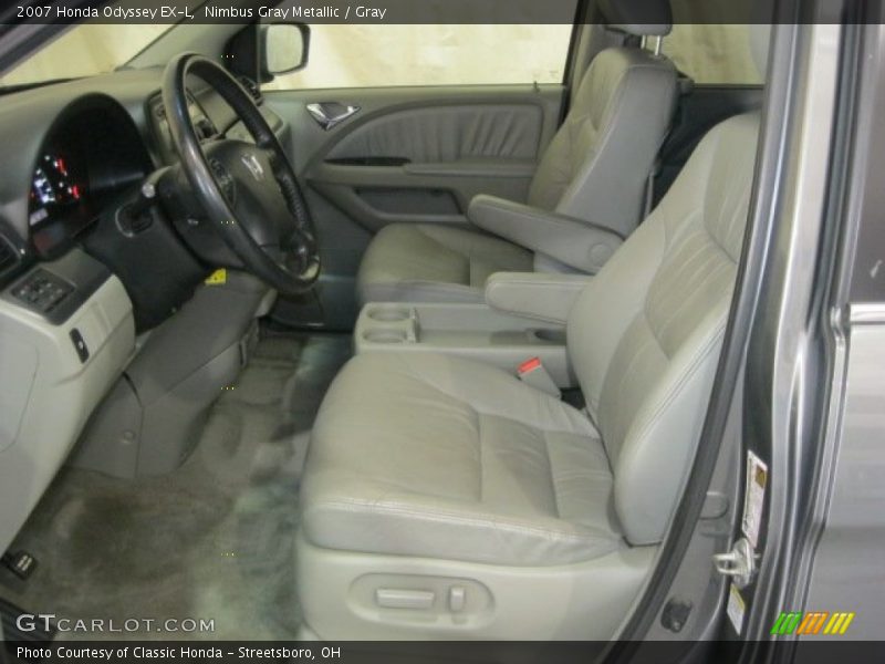 Nimbus Gray Metallic / Gray 2007 Honda Odyssey EX-L