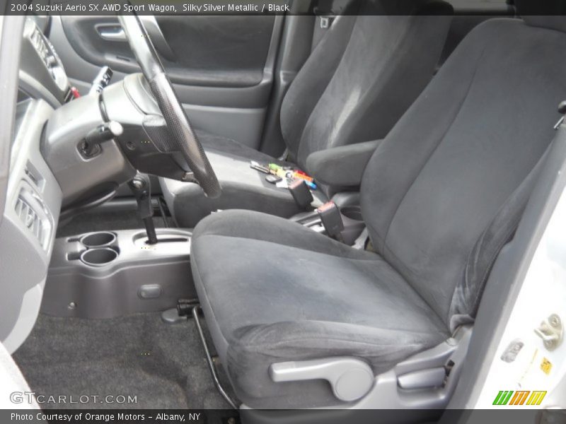 2004 Aerio SX AWD Sport Wagon Black Interior