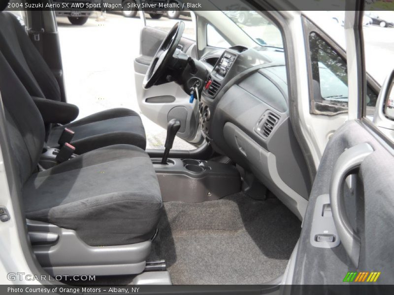  2004 Aerio SX AWD Sport Wagon Black Interior