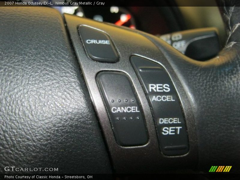 Nimbus Gray Metallic / Gray 2007 Honda Odyssey EX-L