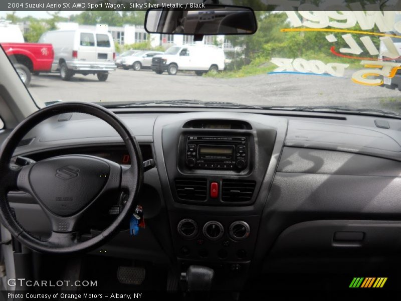 Silky Silver Metallic / Black 2004 Suzuki Aerio SX AWD Sport Wagon