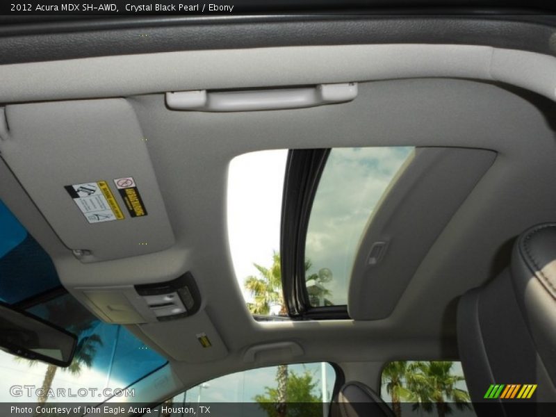Crystal Black Pearl / Ebony 2012 Acura MDX SH-AWD
