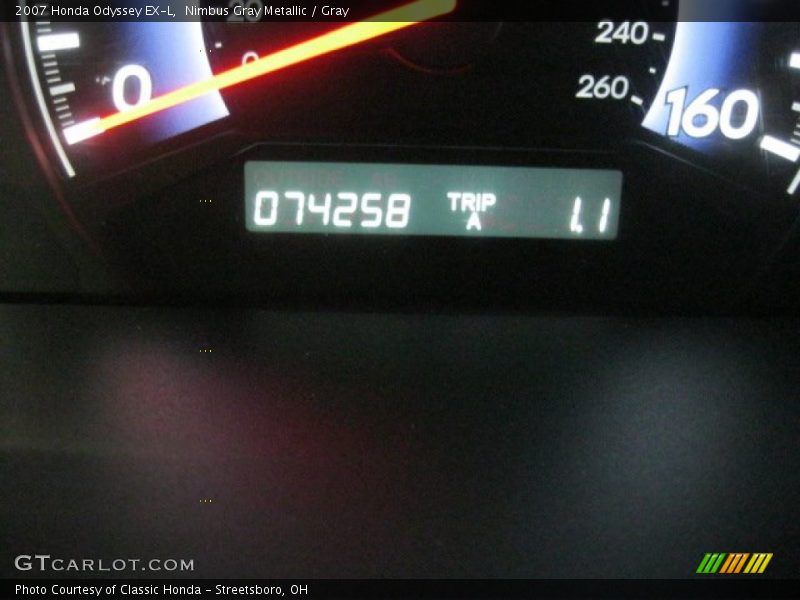 Nimbus Gray Metallic / Gray 2007 Honda Odyssey EX-L