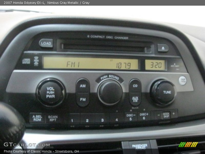 Nimbus Gray Metallic / Gray 2007 Honda Odyssey EX-L