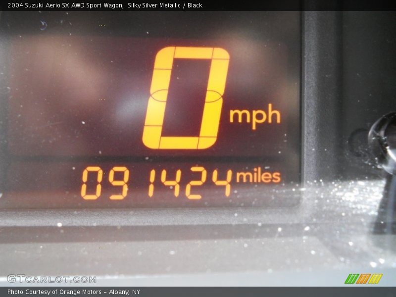 Silky Silver Metallic / Black 2004 Suzuki Aerio SX AWD Sport Wagon