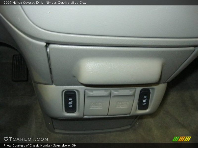 Nimbus Gray Metallic / Gray 2007 Honda Odyssey EX-L