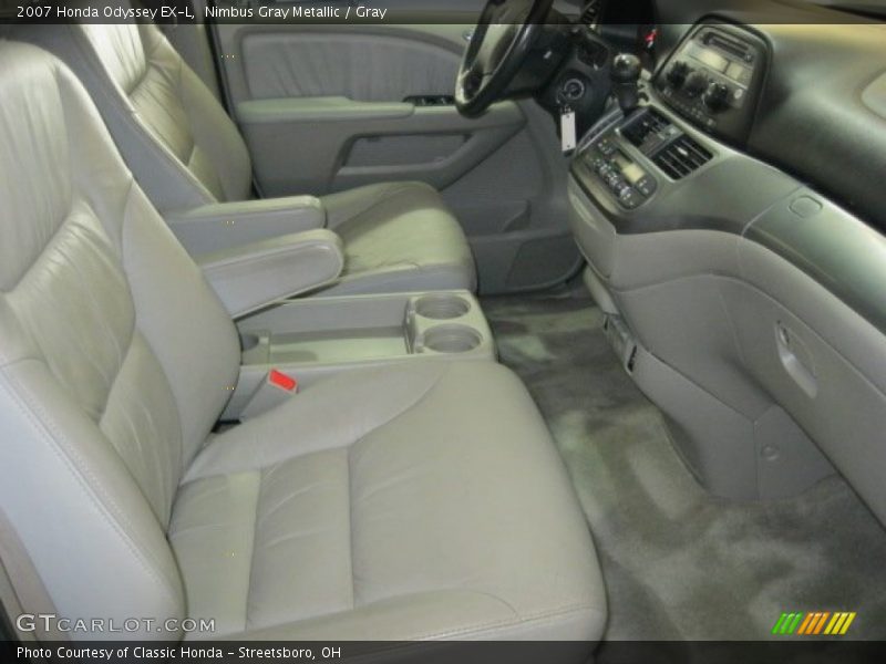 Nimbus Gray Metallic / Gray 2007 Honda Odyssey EX-L