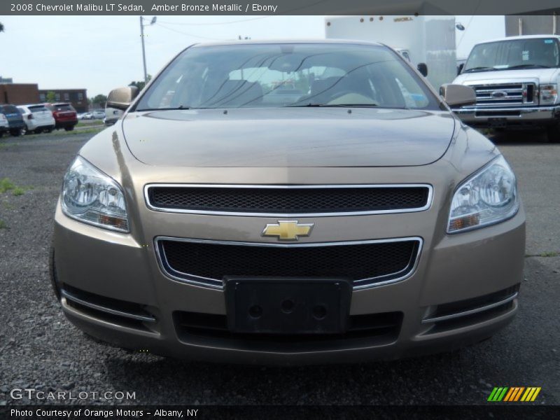 Amber Bronze Metallic / Ebony 2008 Chevrolet Malibu LT Sedan