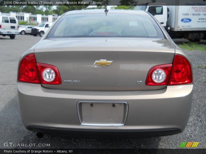 Amber Bronze Metallic / Ebony 2008 Chevrolet Malibu LT Sedan