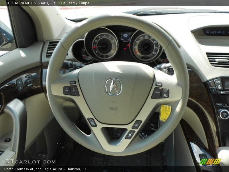 Bali Blue Pearl / Taupe 2012 Acura MDX SH-AWD