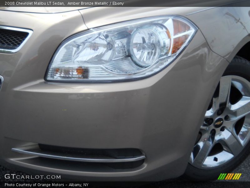 Amber Bronze Metallic / Ebony 2008 Chevrolet Malibu LT Sedan