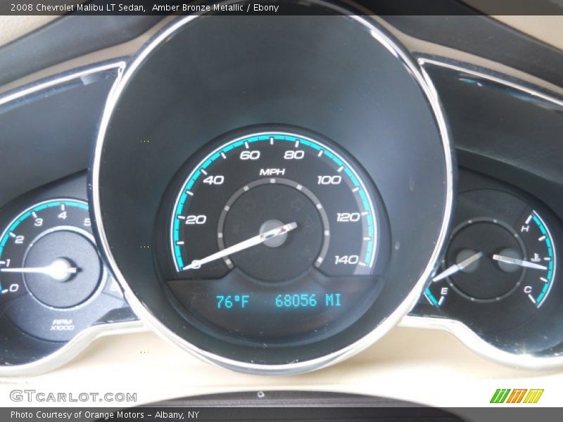 Amber Bronze Metallic / Ebony 2008 Chevrolet Malibu LT Sedan