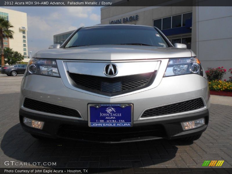 Palladium Metallic / Ebony 2012 Acura MDX SH-AWD Advance