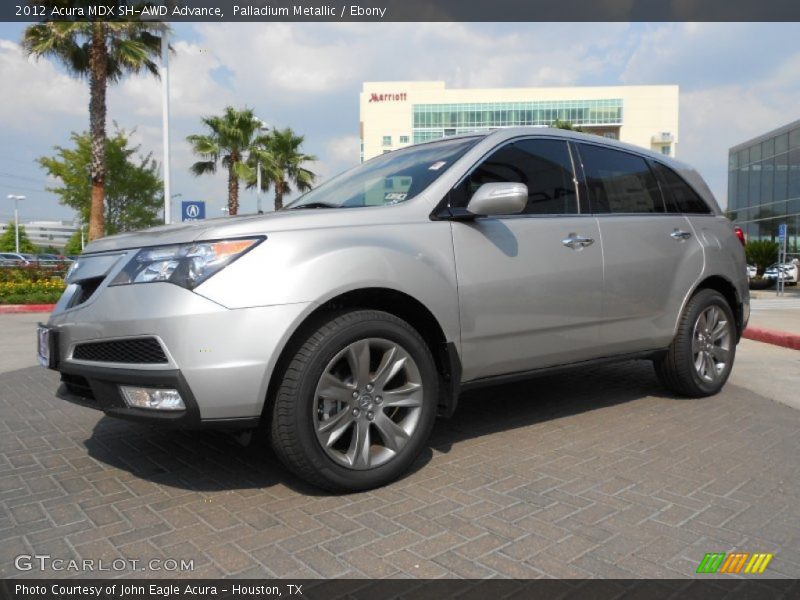 Palladium Metallic / Ebony 2012 Acura MDX SH-AWD Advance
