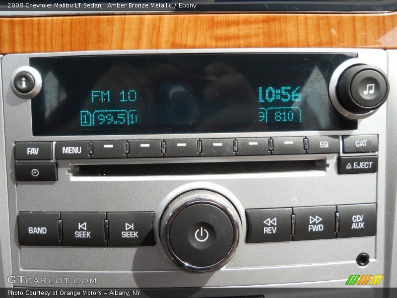 Amber Bronze Metallic / Ebony 2008 Chevrolet Malibu LT Sedan