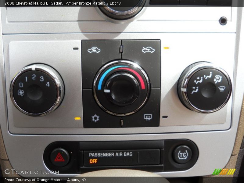 Amber Bronze Metallic / Ebony 2008 Chevrolet Malibu LT Sedan