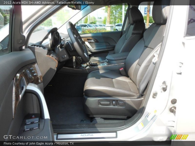 Palladium Metallic / Ebony 2012 Acura MDX SH-AWD Advance