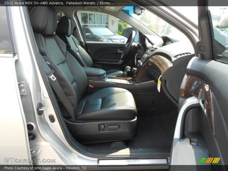Palladium Metallic / Ebony 2012 Acura MDX SH-AWD Advance