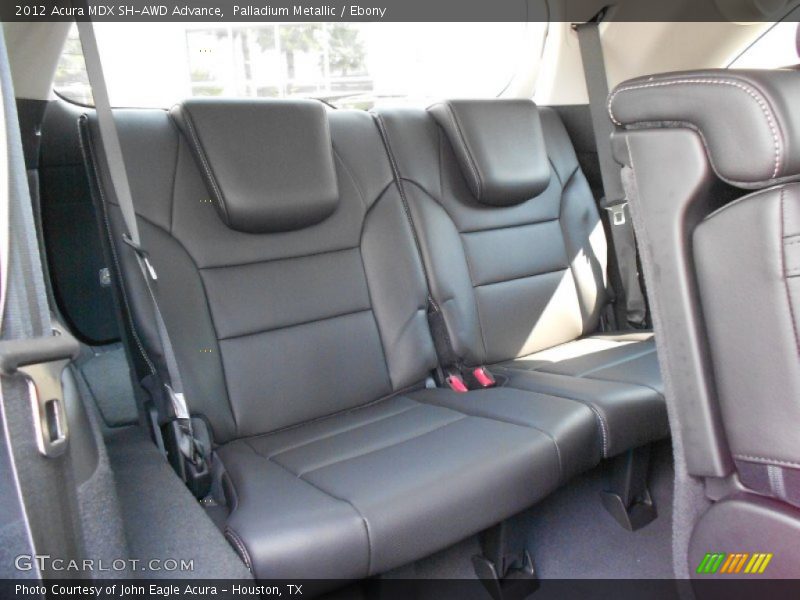 Rear Seat of 2012 MDX SH-AWD Advance