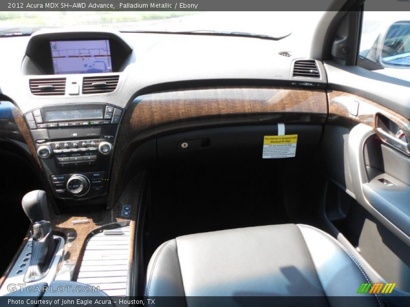Palladium Metallic / Ebony 2012 Acura MDX SH-AWD Advance
