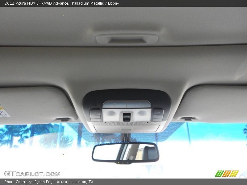 Palladium Metallic / Ebony 2012 Acura MDX SH-AWD Advance