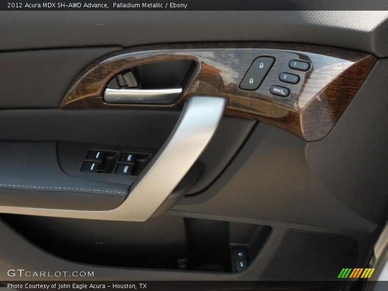 Palladium Metallic / Ebony 2012 Acura MDX SH-AWD Advance
