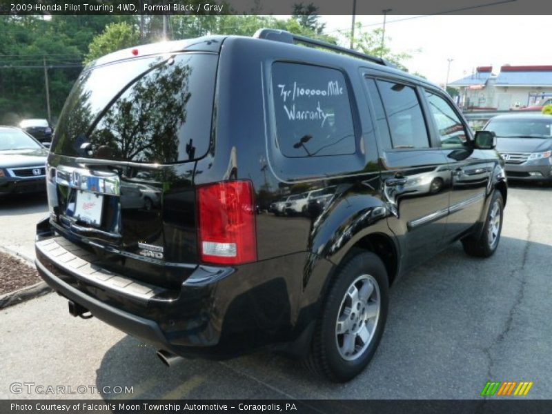 Formal Black / Gray 2009 Honda Pilot Touring 4WD