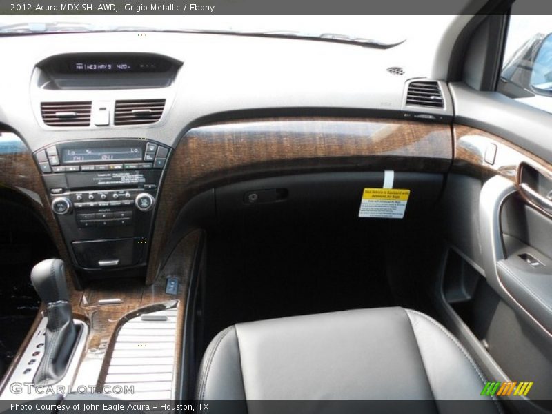 Grigio Metallic / Ebony 2012 Acura MDX SH-AWD