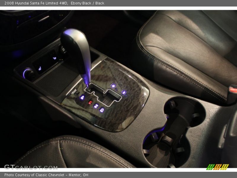  2008 Santa Fe Limited 4WD 5 Speed Automatic Shifter