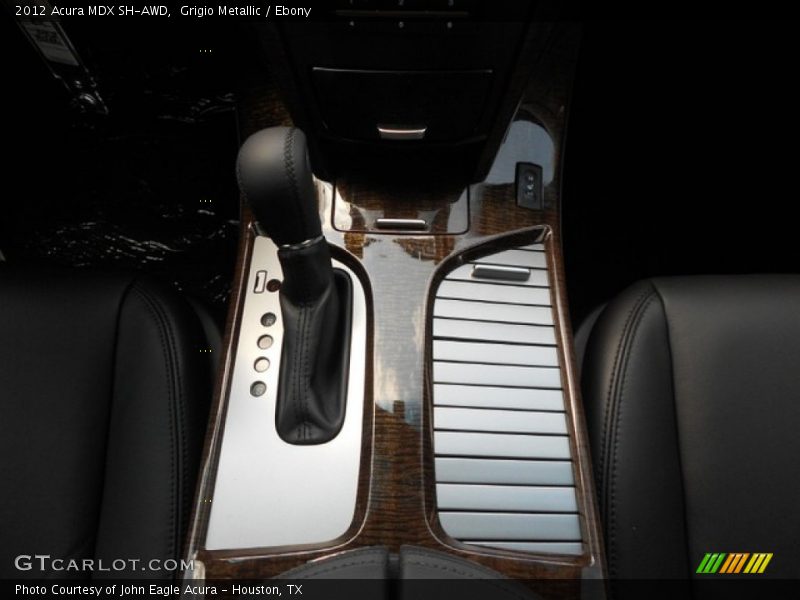 Grigio Metallic / Ebony 2012 Acura MDX SH-AWD