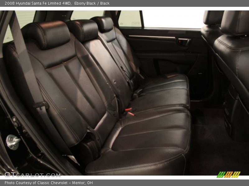 Ebony Black / Black 2008 Hyundai Santa Fe Limited 4WD