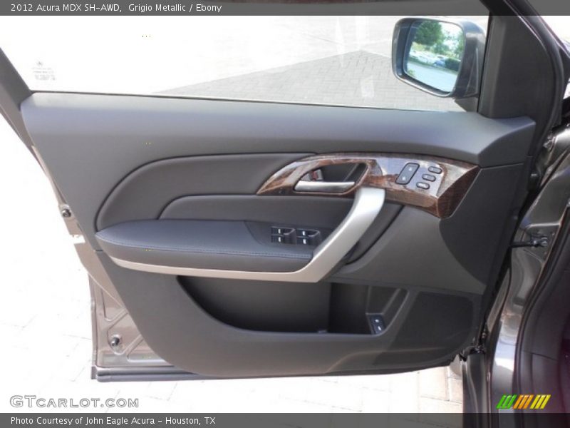 Grigio Metallic / Ebony 2012 Acura MDX SH-AWD