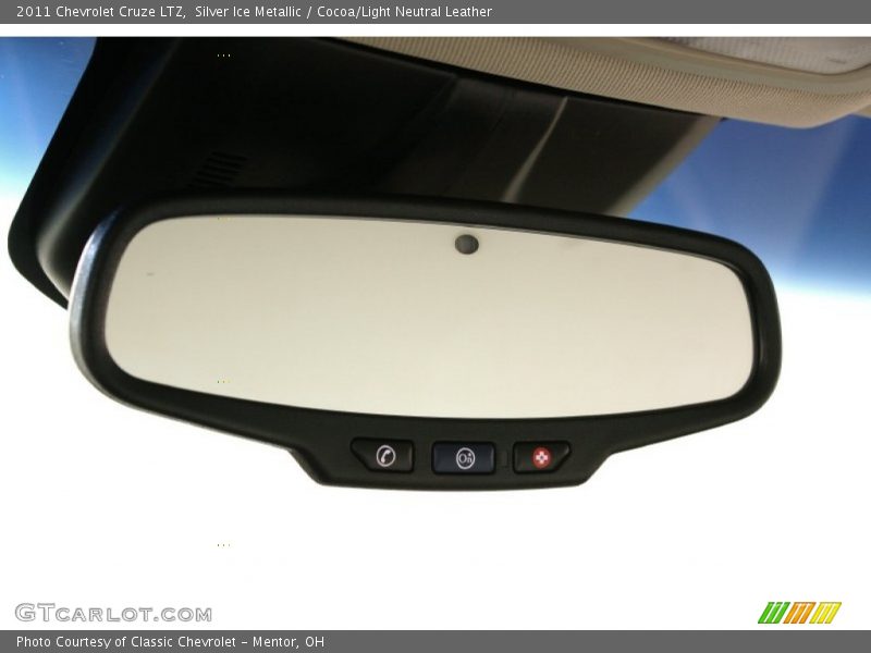 Silver Ice Metallic / Cocoa/Light Neutral Leather 2011 Chevrolet Cruze LTZ