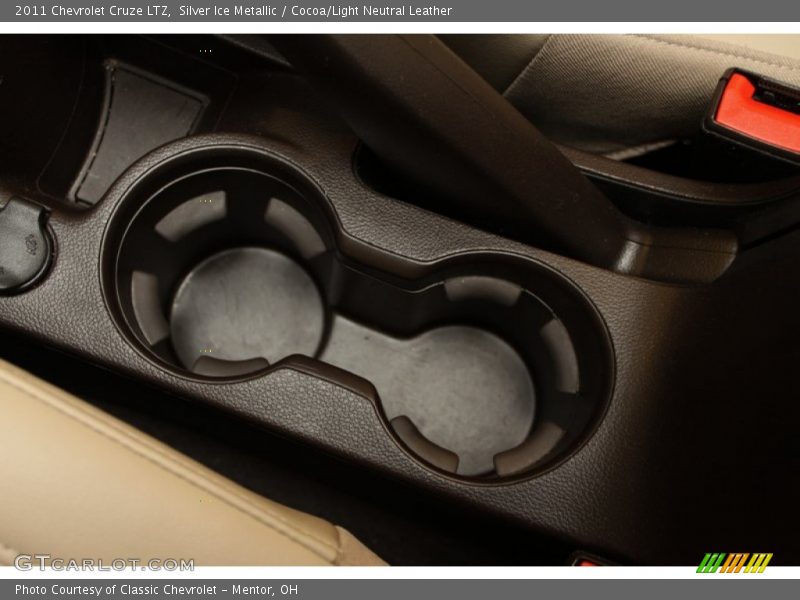 Silver Ice Metallic / Cocoa/Light Neutral Leather 2011 Chevrolet Cruze LTZ