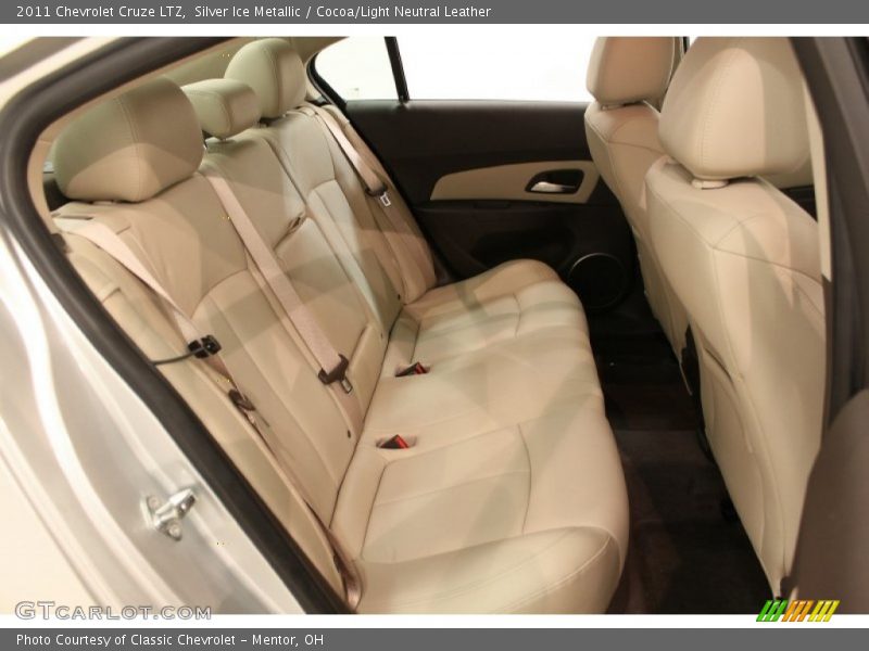 Silver Ice Metallic / Cocoa/Light Neutral Leather 2011 Chevrolet Cruze LTZ