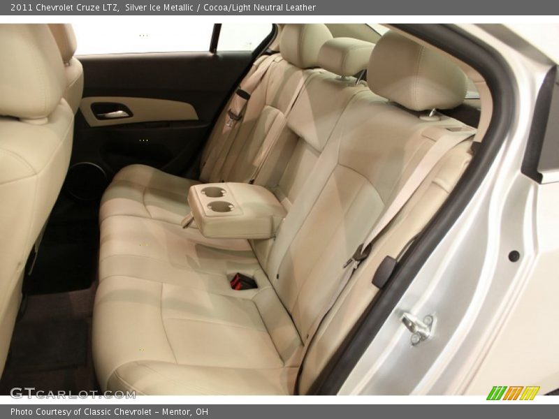 Silver Ice Metallic / Cocoa/Light Neutral Leather 2011 Chevrolet Cruze LTZ