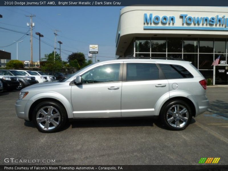 Bright Silver Metallic / Dark Slate Gray 2010 Dodge Journey SXT AWD