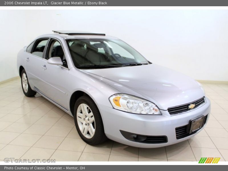Glacier Blue Metallic / Ebony Black 2006 Chevrolet Impala LT