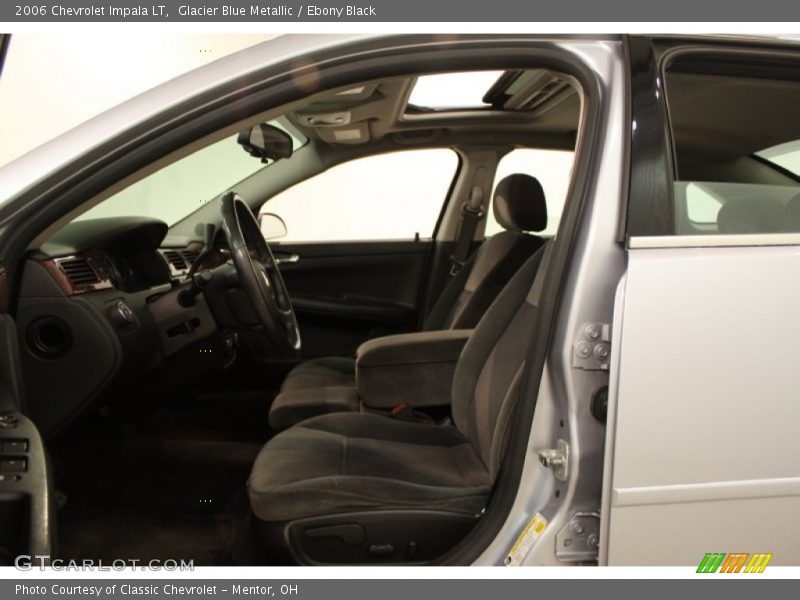 Glacier Blue Metallic / Ebony Black 2006 Chevrolet Impala LT