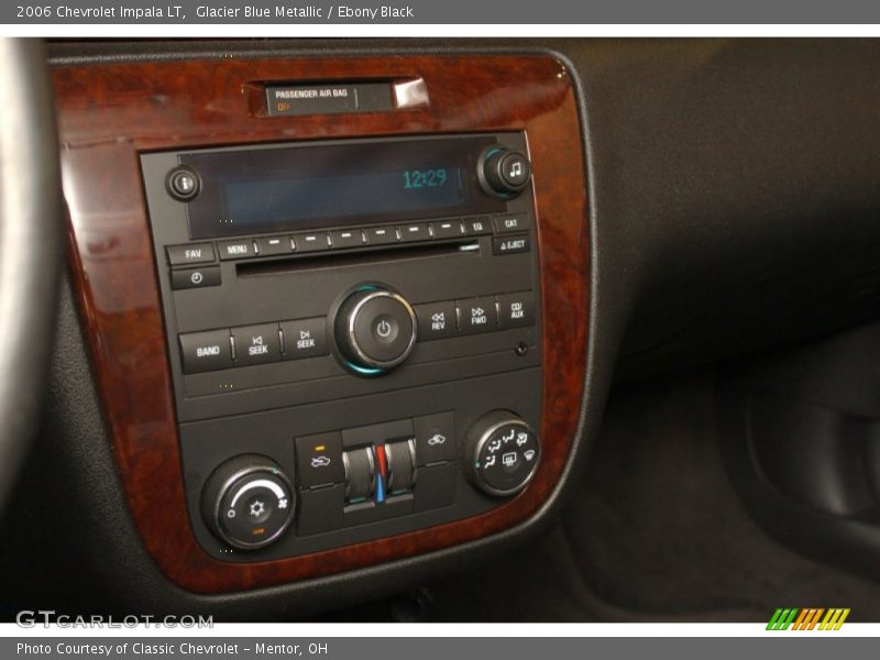 Glacier Blue Metallic / Ebony Black 2006 Chevrolet Impala LT