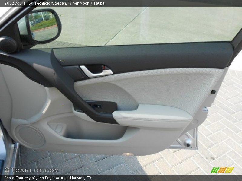 Silver Moon / Taupe 2012 Acura TSX Technology Sedan